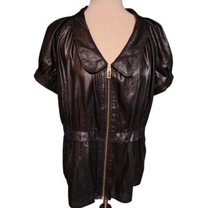 Armani Exchange Metallic Short-Sleeve